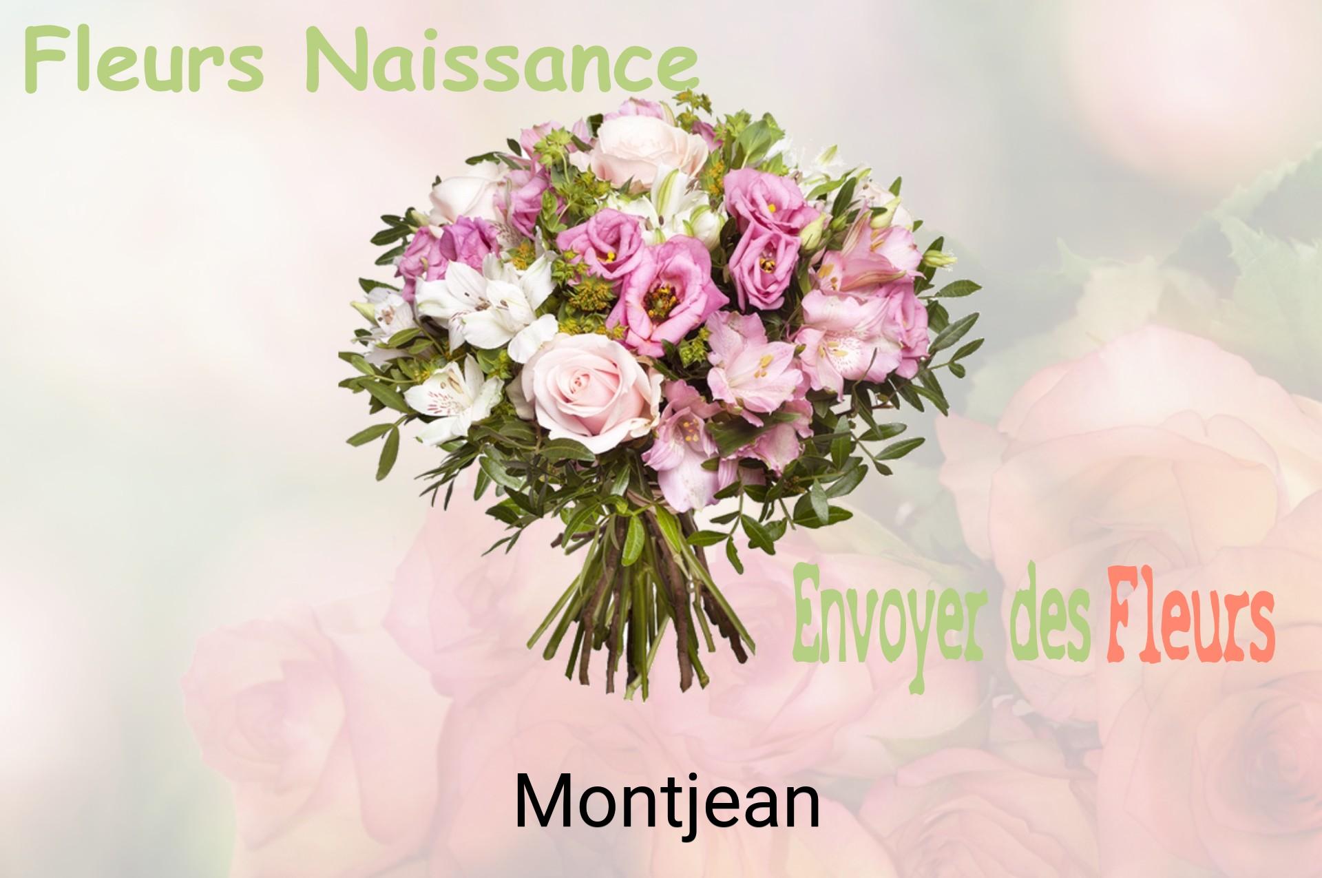 Bouquet de fleurs de naissance livré à Montjean